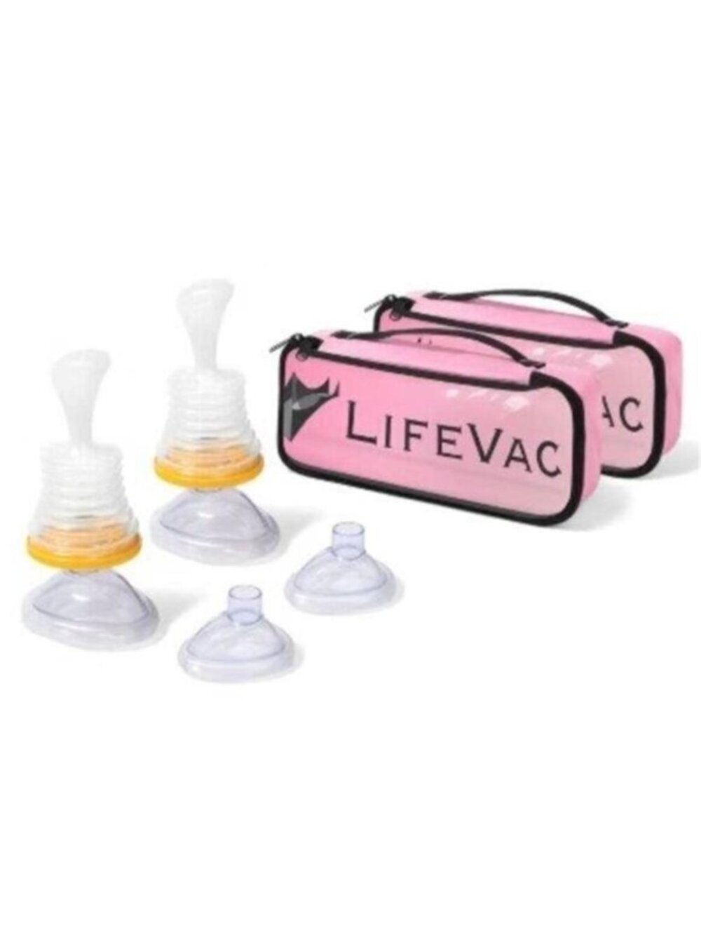 2 PACKS - NEW LifeVac Pink Travel SET - Perfect Gift Set NWT